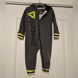 Reebok Gray and Yellow Kids One Piece